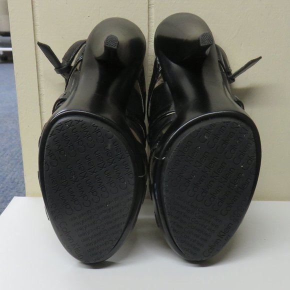 Calvin Klein High Heel Platform Sandals - Picture 6 of 10